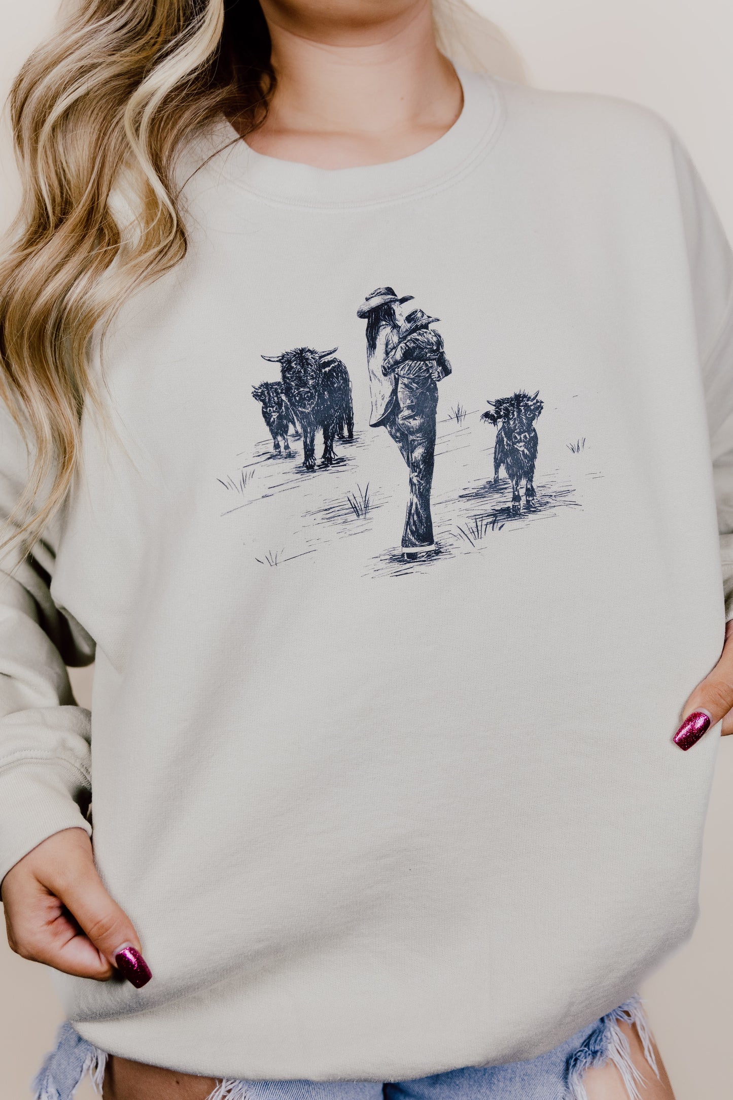 Farm Mom Crewneck