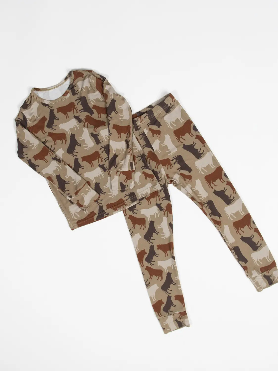 Bamboo Cow Camo Pajamas