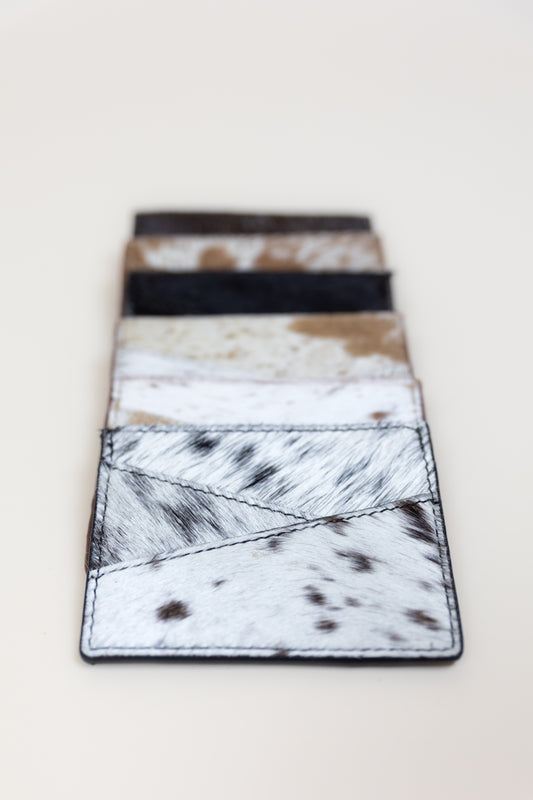 Cowhide Card Holder