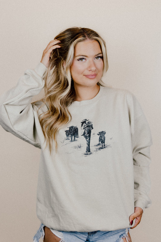 Farm Mom Crewneck