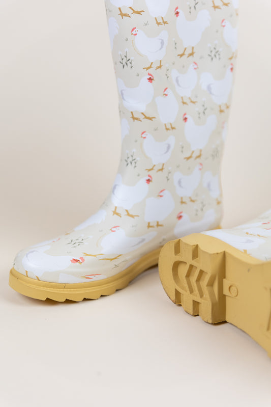 Chicken Rain Boots
