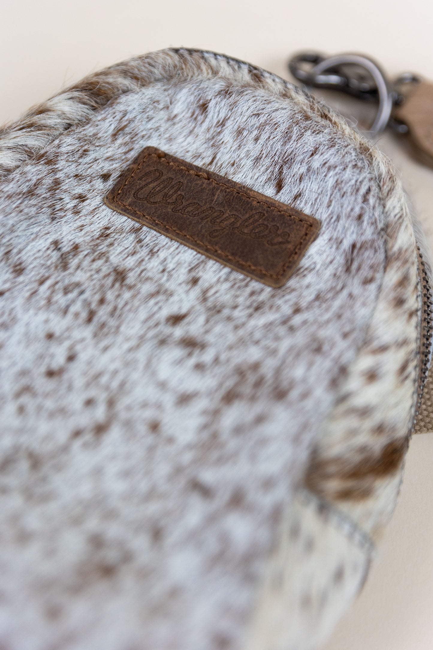 Wrangler Cowhide Crossbody Bag Tan