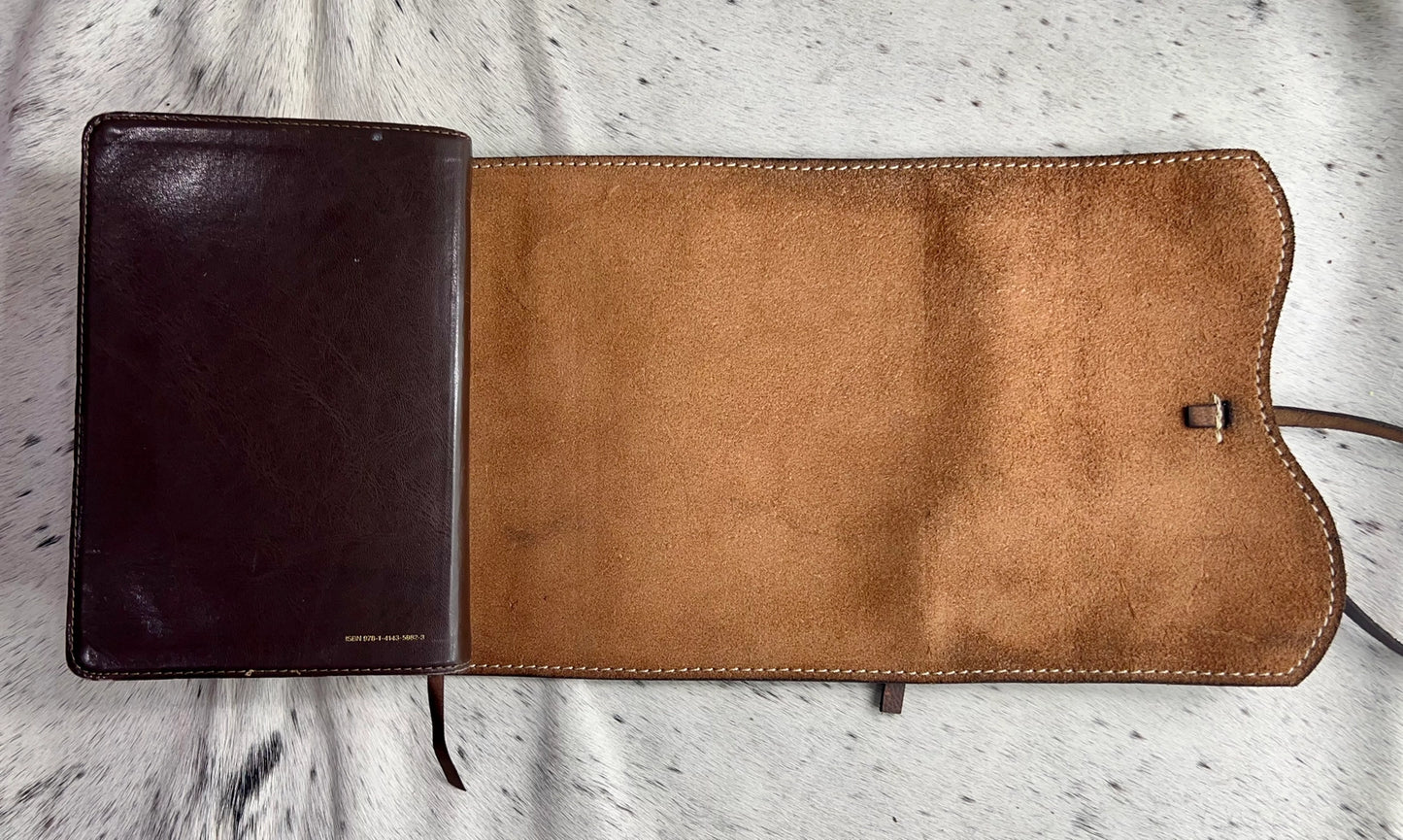 Bible Cover-Wrapped Leather