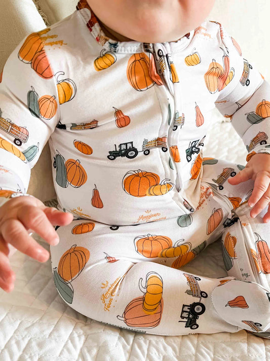 Bamboo Hayride Baby Pajamas